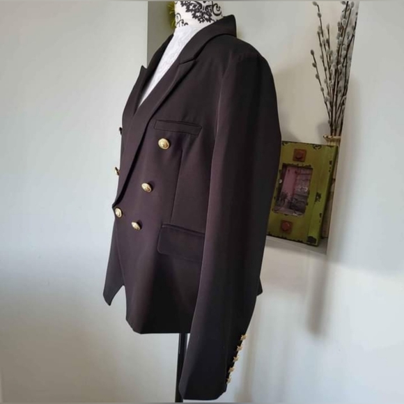 A.Z.I NEW YORK Valentine Sequined Heart Blazer NEW Women’s Sz Lrg - Picture 4 of 9